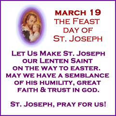 St. Joseph's Feast Day